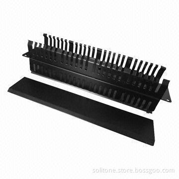 2U Cable Organizer, Rack Mount with 19-inch